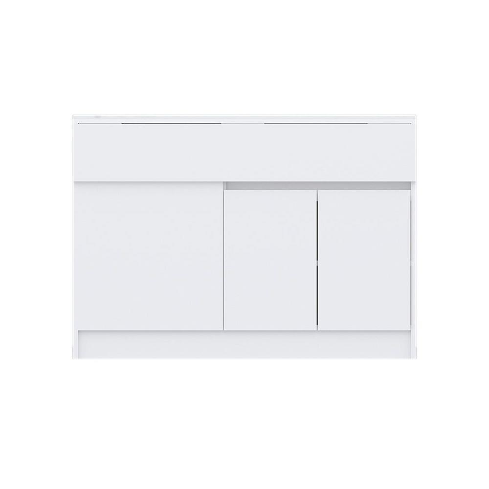 ตู้เตี้ย SB FURNITURE TEPPAN 19220511 120 ซม. สีขาว