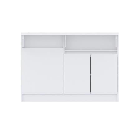 ตู้เตี้ย SB FURNITURE TEPPAN 19220511 120 ซม. สีขาว_1