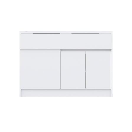 ตู้เตี้ย SB FURNITURE TEPPAN 19220511 120 ซม. สีขาว_2