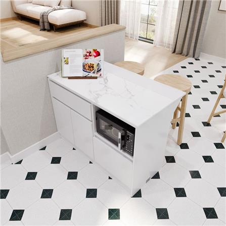 ตู้เตี้ย SB FURNITURE TEPPAN 19220511 120 ซม. สีขาว_7