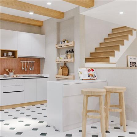 ตู้เตี้ย SB FURNITURE TEPPAN 19220511 120 ซม. สีขาว_8