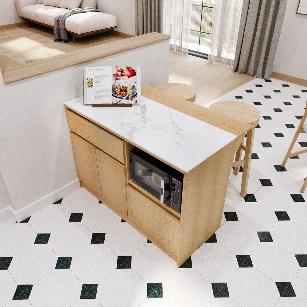 ตู้เตี้ย SB FURNITURE TEPPAN 19220510 120 ซม. สีไม้อ่อน