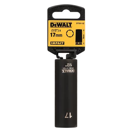 ลูกบ็อกซ์ยาว DEWALT DT7551-QZ 1/2 นิ้ว 17 มม._1