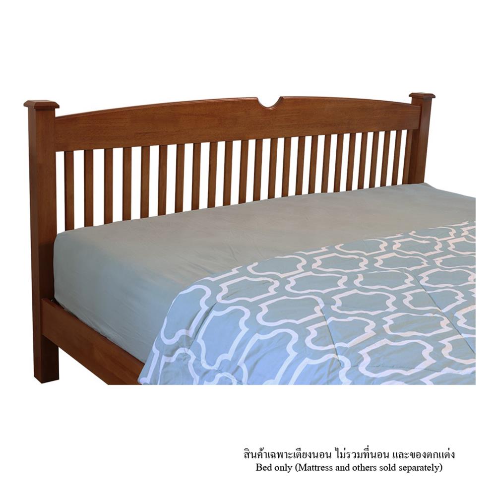 เตียงไม้ 6 ฟุต GROWN SILVIA สีรัน