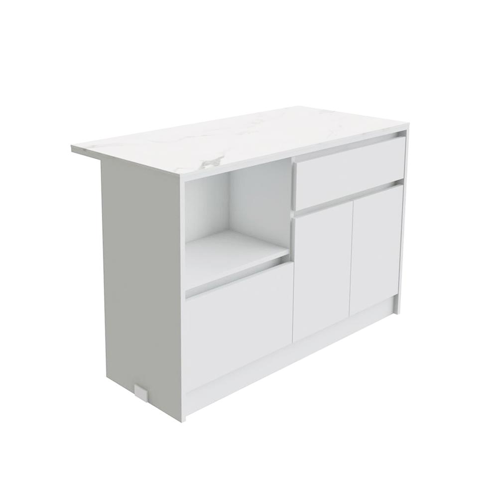 ตู้เตี้ย SB FURNITURE SO-BA 19220509 120 ซม. สีขาว