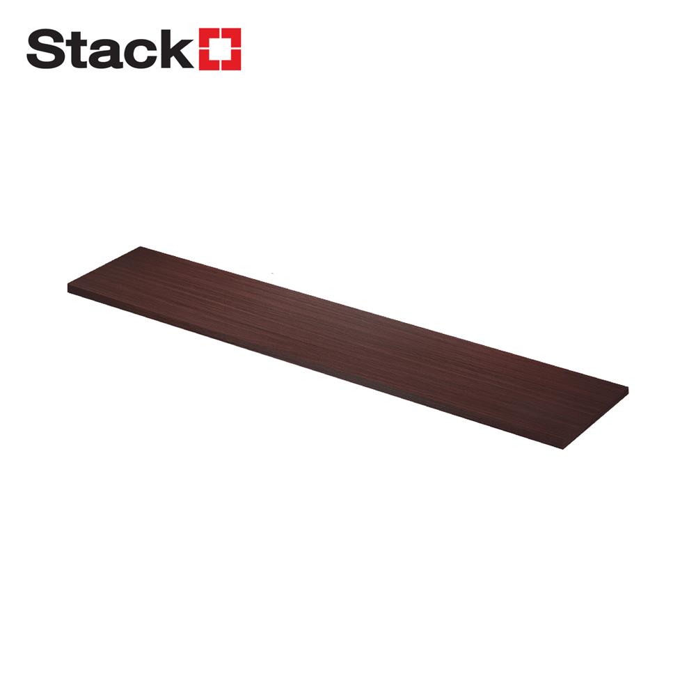 แผ่นชั้นไม้เมลามีน STACKO 120x20x1.6 ซม. สีวินเทจ ทีค