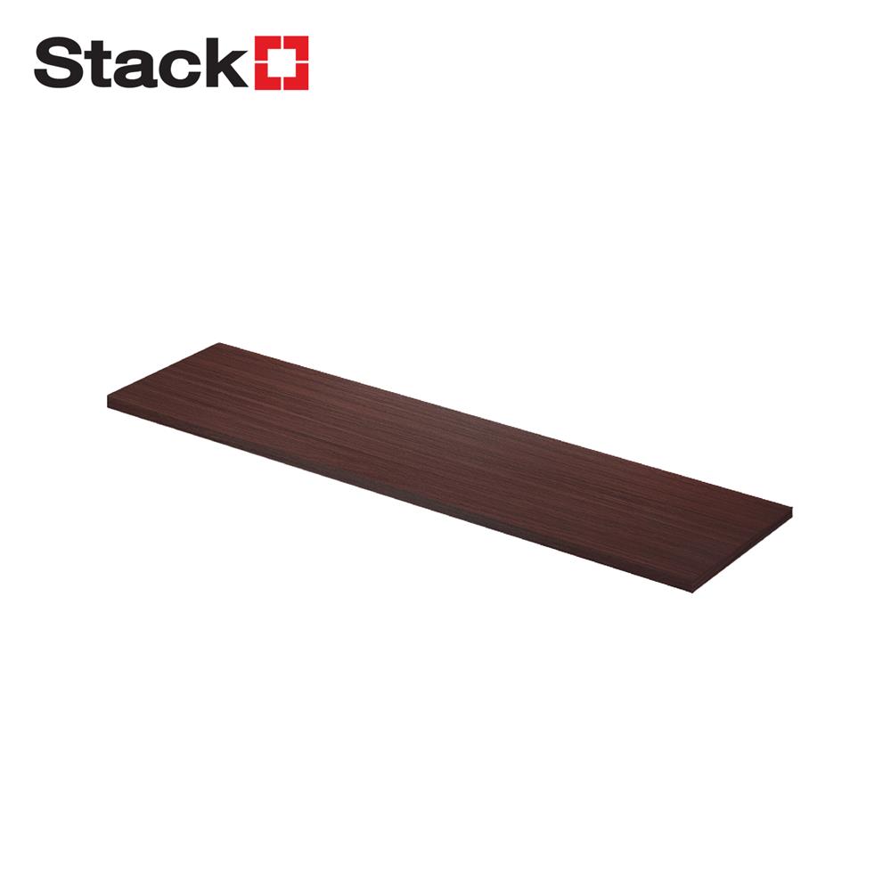 แผ่นชั้นไม้เมลามีน STACKO 80x20x1.6 ซม. สีวินเทจ ทีค