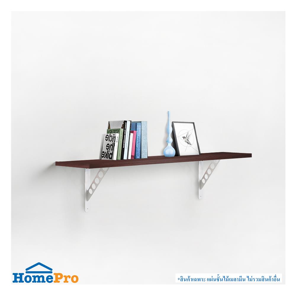 แผ่นชั้นไม้เมลามีน STACKO 80x20x1.6 ซม. สีวินเทจ ทีค