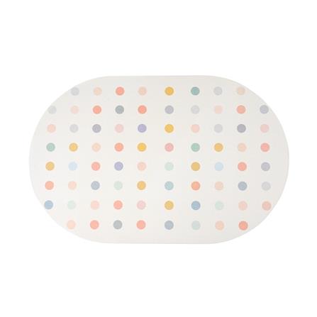 พรมหินเช็ดเท้า HOME LIVING STYLE DOT 39X60 ซม. สีขาว_1