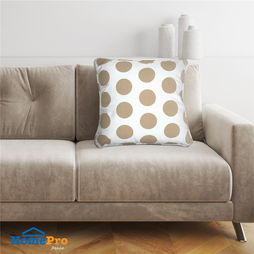 หมอนอิง HOME LIVING STYLE DOTTA 24X24 นิ้ว สีน้ำตาล