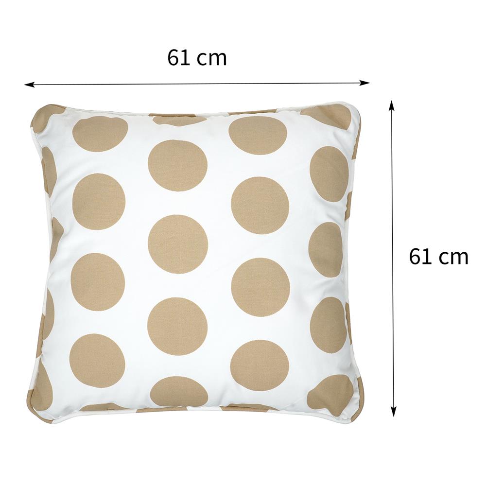 หมอนอิง HOME LIVING STYLE DOTTA 24X24 นิ้ว สีน้ำตาล