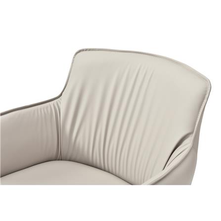 เก้าอี้ห้องอาหาร BENETTA SIENA PU สีเทา_2