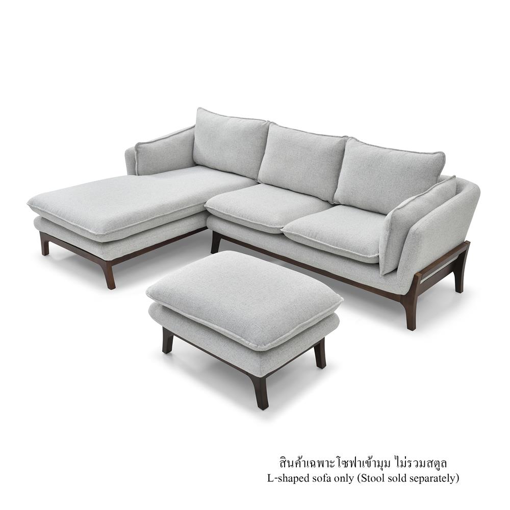 โซฟาเข้ามุมซ้าย BENETTA FLORENCE สีเทาอ่อน