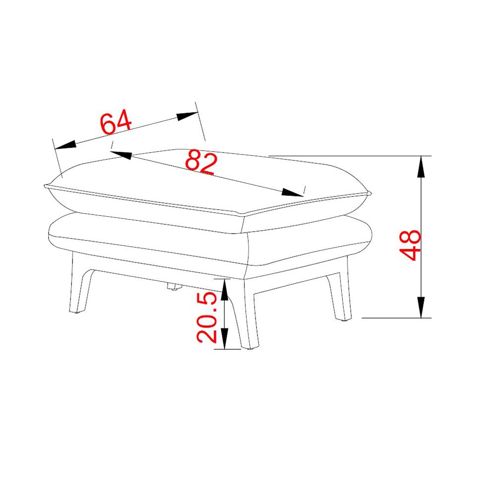 สตูล BENETTA FLORENCE สีเทาอ่อน
