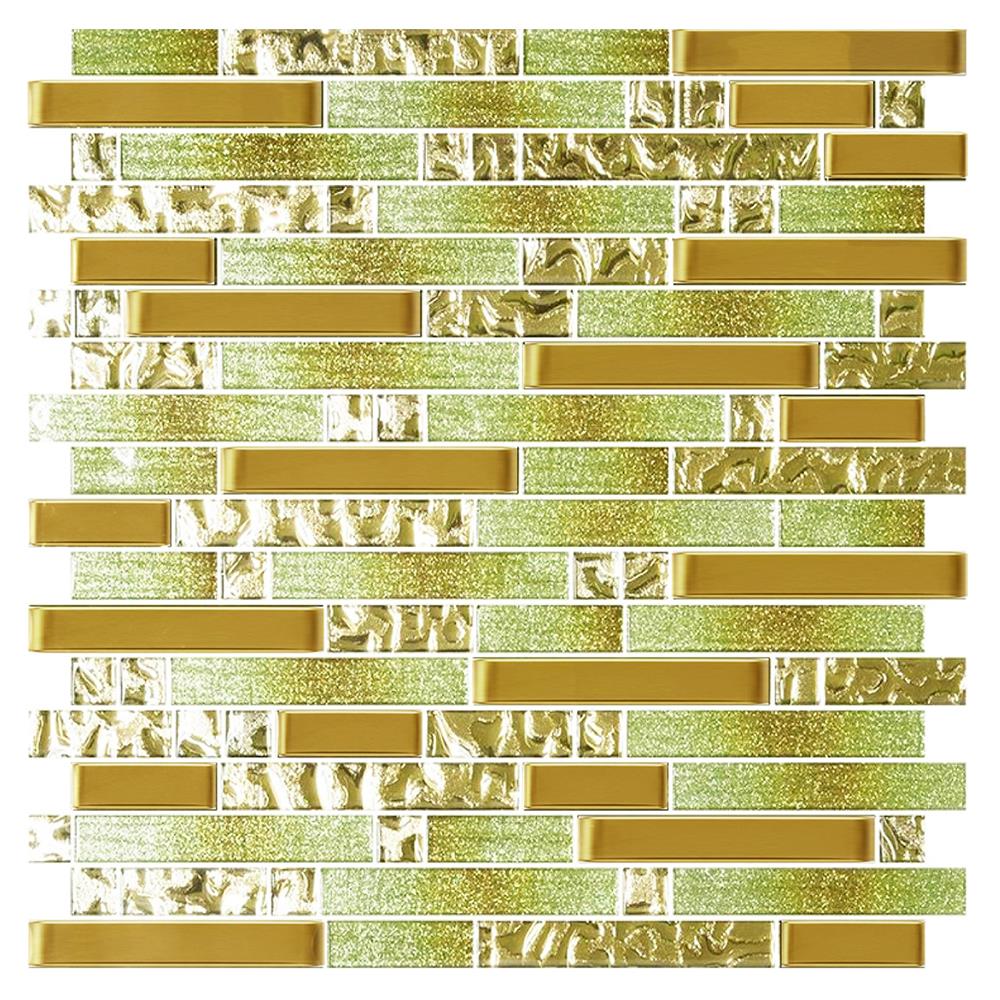 โมเสคแก้ว 30x30 ซม. GLASCERA โดราโด้ โกลด์