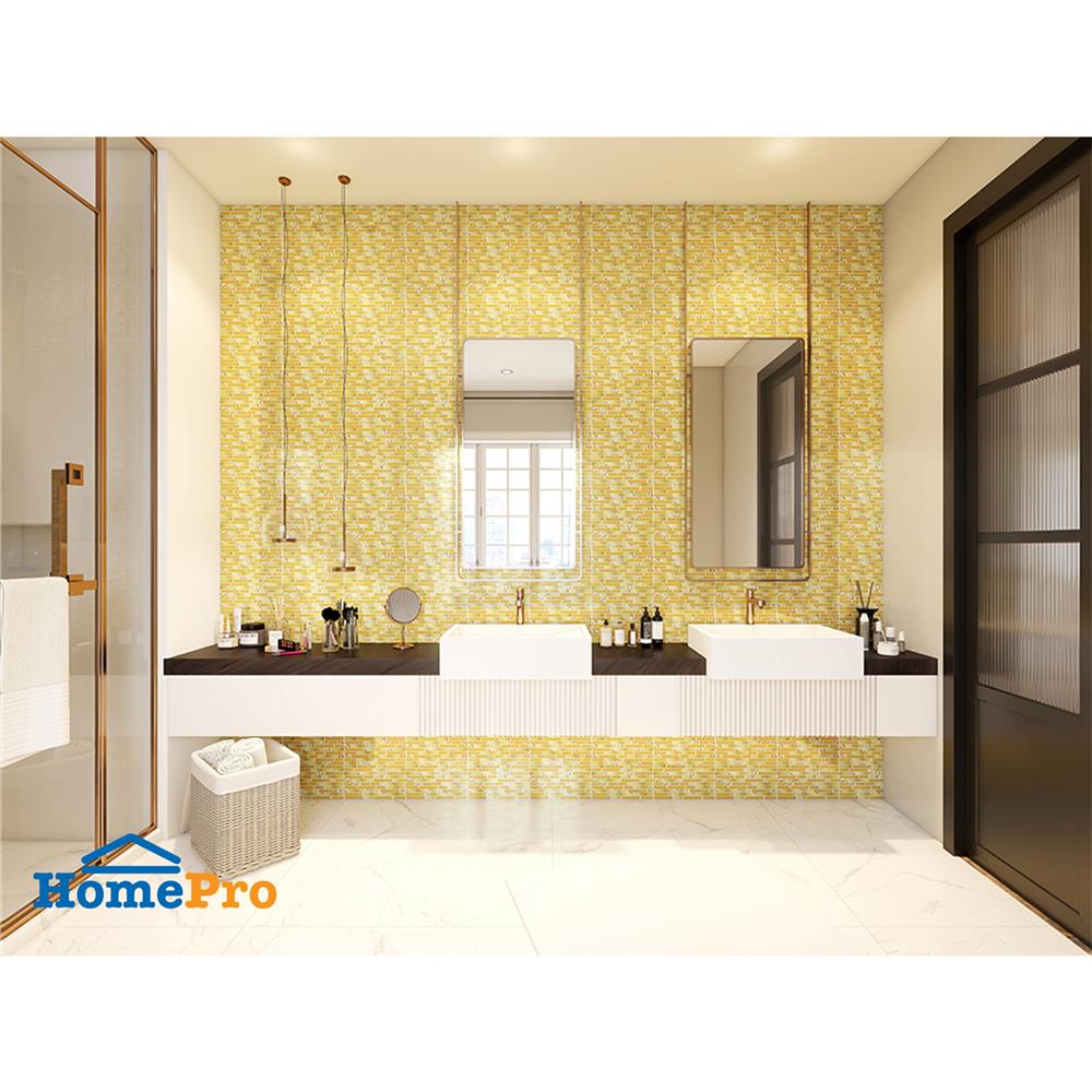 โมเสคแก้ว 30x30 ซม. GLASCERA โดราโด้ โกลด์