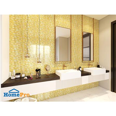 โมเสคแก้ว 30x30 ซม. GLASCERA โดราโด้ โกลด์_7