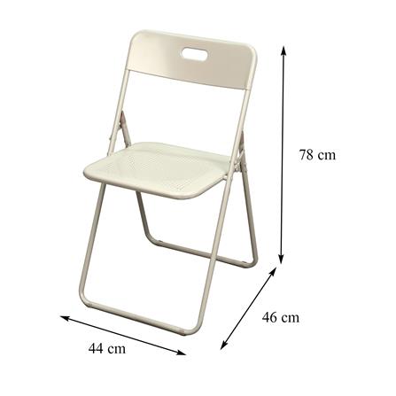 เก้าอี้พับ FURDINI HAWK HOLES สีเบจ_10