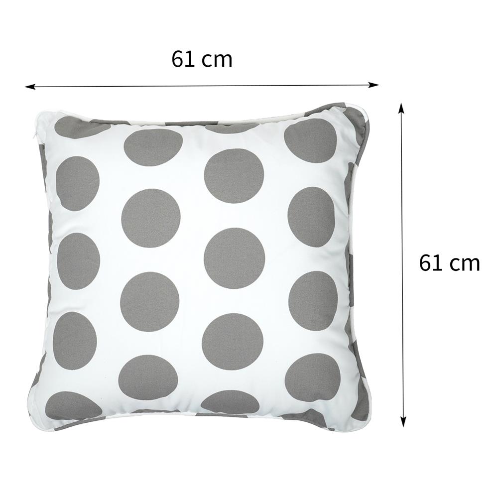 หมอนอิง HOME LIVING STYLE DOTTA 24X24 นิ้ว สีเทา