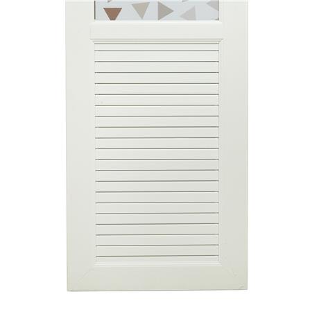 ประตูห้องน้ำ UPVC AZLE PYRAMID 70x200 ซม. สีขาว พร้อมวงกบ ไม่เจาะลูกบิด_3