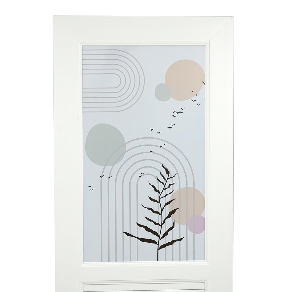 ประตูห้องน้ำ UPVC AZLE FEEL 70X200 ซม. สีขาว พร้อมวงกบ ไม่เจาะลูกบิด