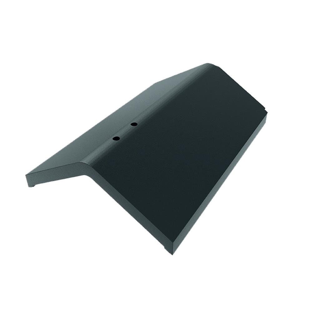 ครอบตะเข้สันแผ่นเรียบ DURAONE 24.3x38.5x8.5 ซม. สีเทาบารมี