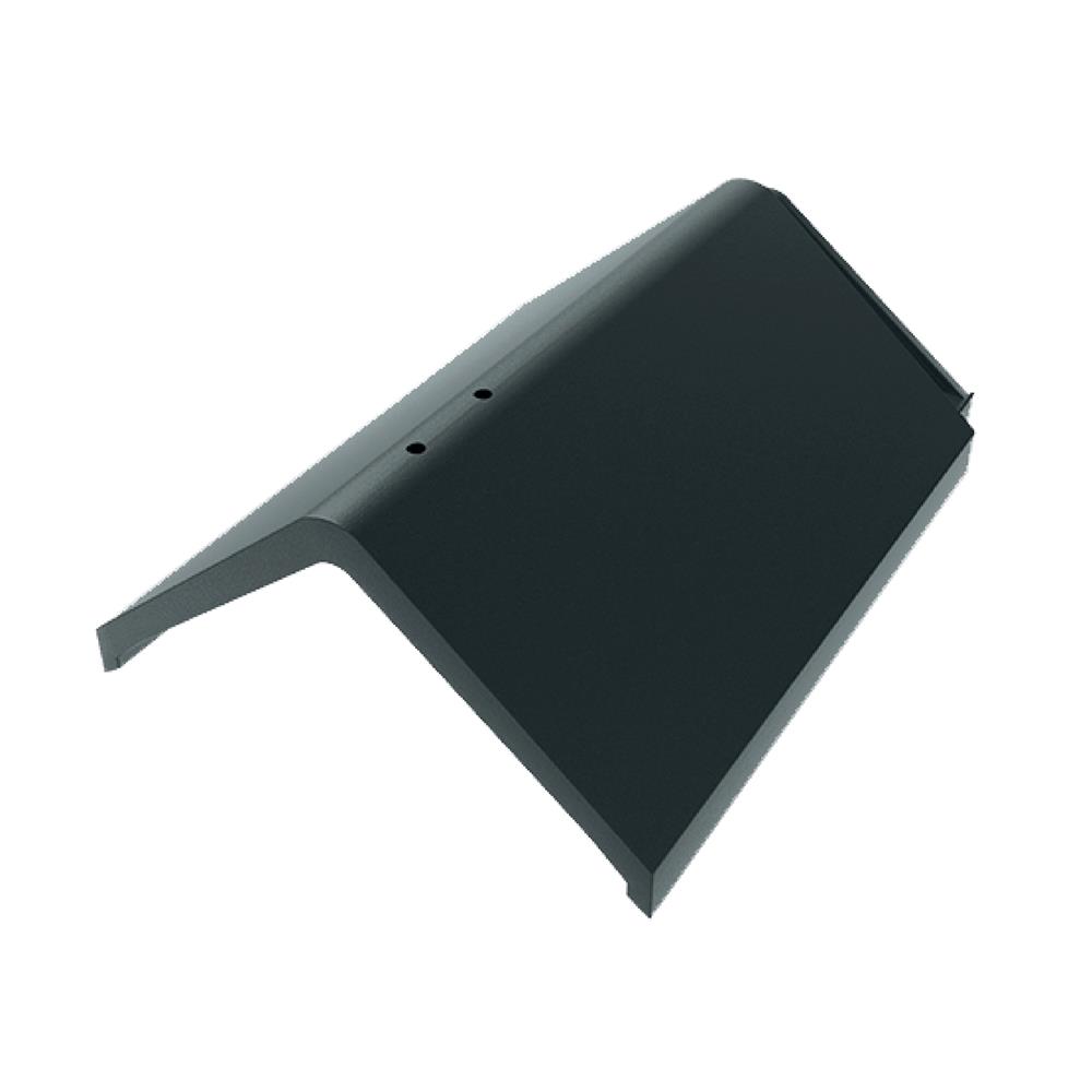 ครอบสันหลังคา แผ่นเรียบ DURAONE 24x39x22.4 ซม. สีเทาบารมี