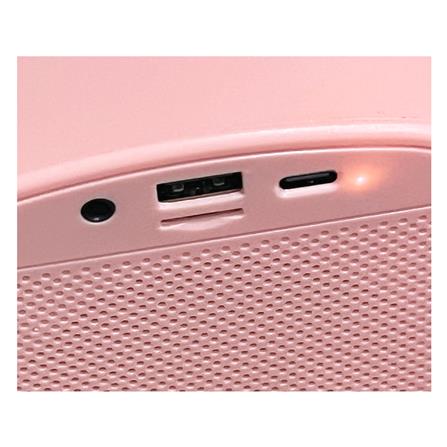 ลำโพงบลูทูธพร้อมไมค์ COMPRO OB-04 สีชมพู_2