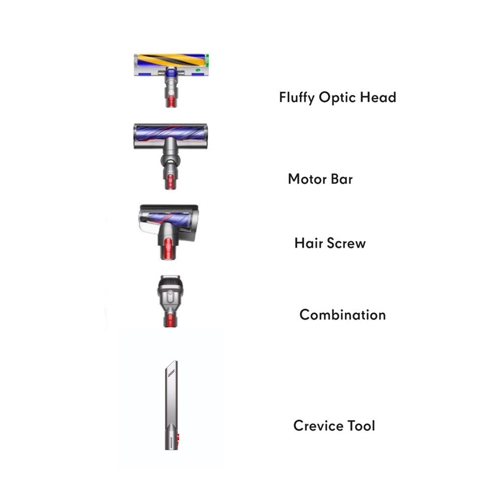 เครื่องดูดฝุ่นแบบด้าม DYSON SV46 V12 DETECT SLIM ABSOLUTE+FLOOR DOK YE/IR/NK