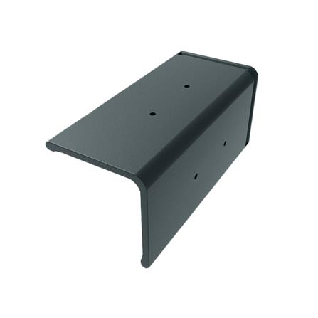 ครอบปั้นลม แผ่นเรียบ DURAONE 23x42.5x14 ซม. สีเทาบารมี_0