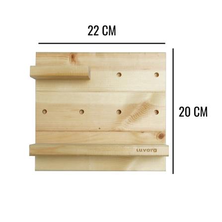 ชั้นแขวนผนัง LUVORA SWIFT01 22 ซม. สีไม้อ่อน_3