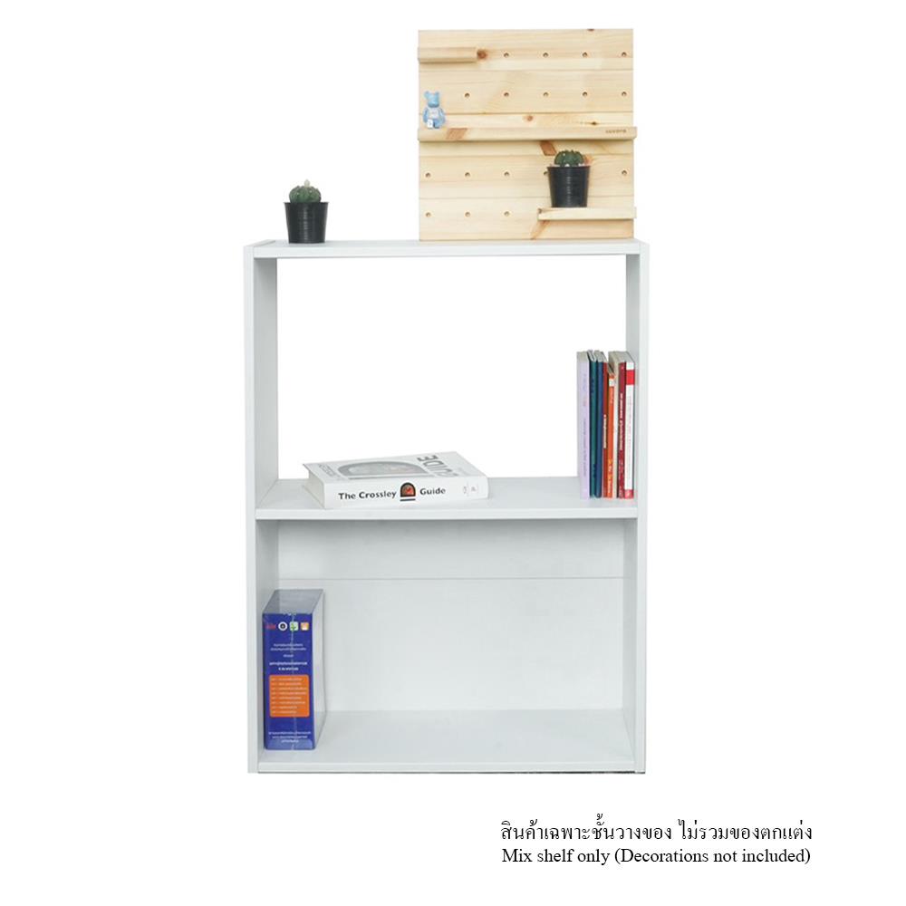 ชั้นวางของโล่ง 2 ชั้น LUVORA SHIFTEX02 LVR0010 60 ซม. สีขาว