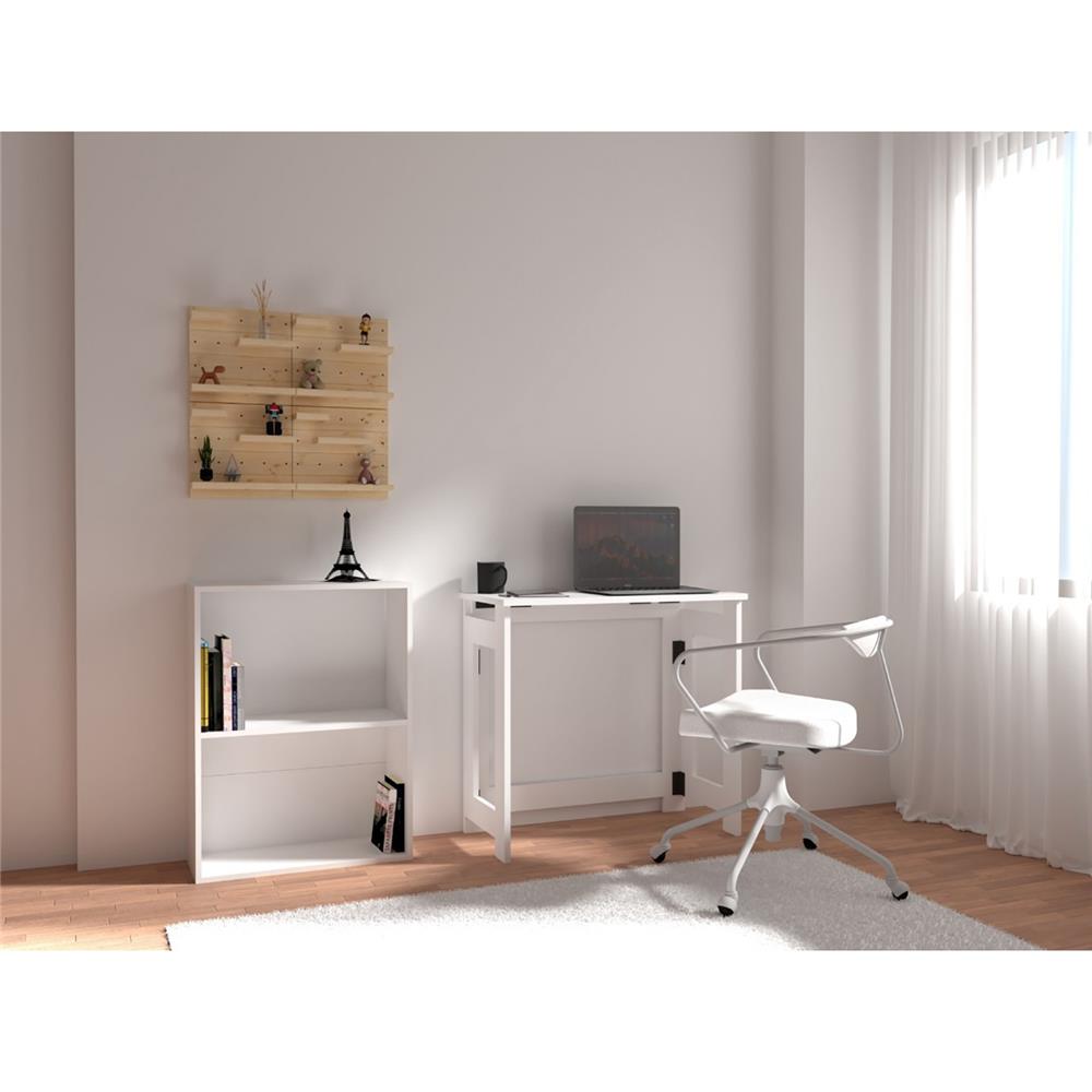 ชั้นวางของโล่ง 2 ชั้น LUVORA SHIFTEX02 LVR0010 60 ซม. สีขาว