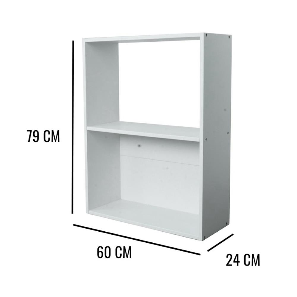 ชั้นวางของโล่ง 2 ชั้น LUVORA SHIFTEX02 LVR0010 60 ซม. สีขาว