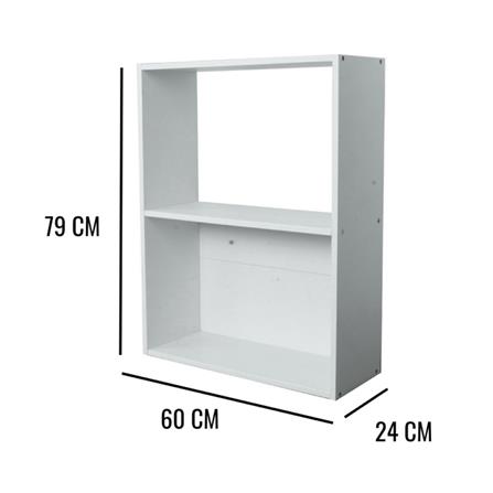 ชั้นวางของโล่ง 2 ชั้น LUVORA SHIFTEX02 LVR0010 60 ซม. สีขาว_5