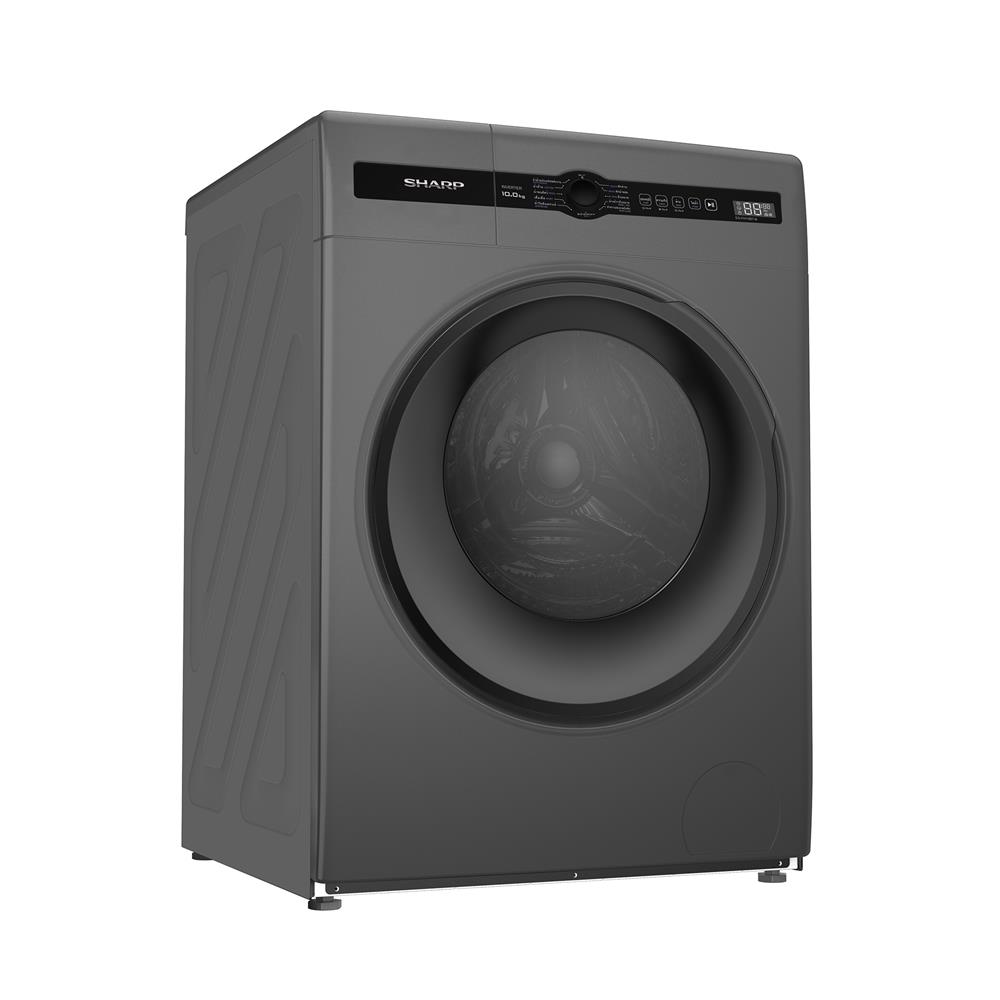 เครื่องซักผ้าฝาหน้า SHARP ES-FH10BT-B 10 กก. 1400 รอบ อินเวอร์เตอร์ สีเทา