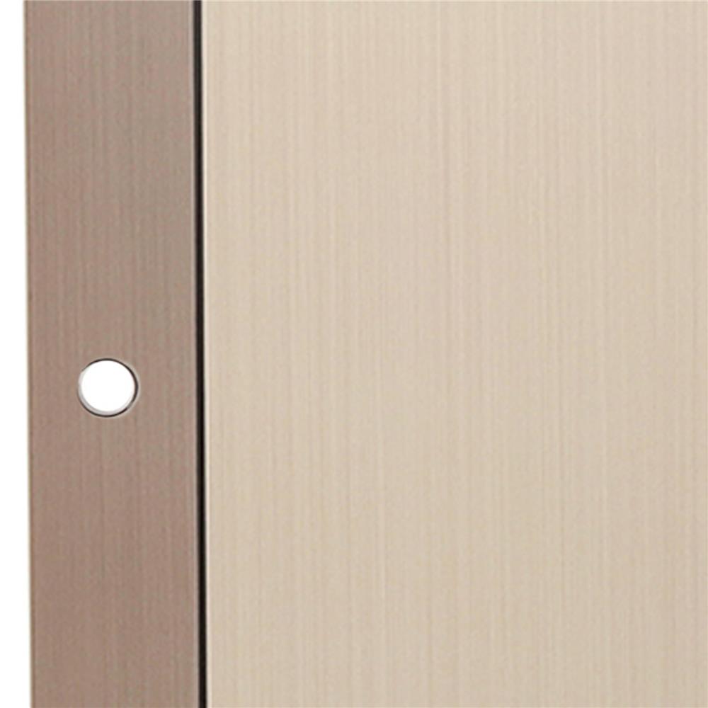 ประตูภายใน UPVC AZLE L0A-G2C 80X200 ซม. สี WALNUT/BEECH เจาะลูกบิด