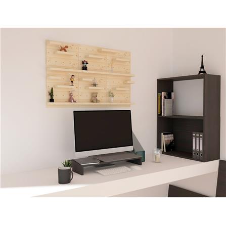 ชั้นวางของโล่ง 2 ชั้น LUVORA SHIFTEX02 LVR0011 60 ซม. สีน้ำตาล_4