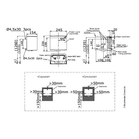 เครื่องเป่ามือ HIGH SPEED TOTO TYC322MT_1