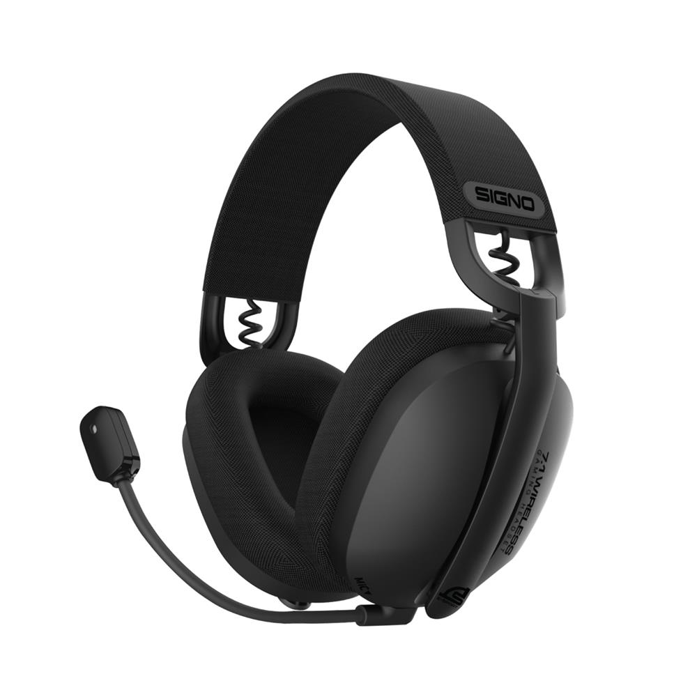 หูฟังเกมมิ่งไร้สาย 7.1 SIGNO MARLOS WP-601 สีดำ