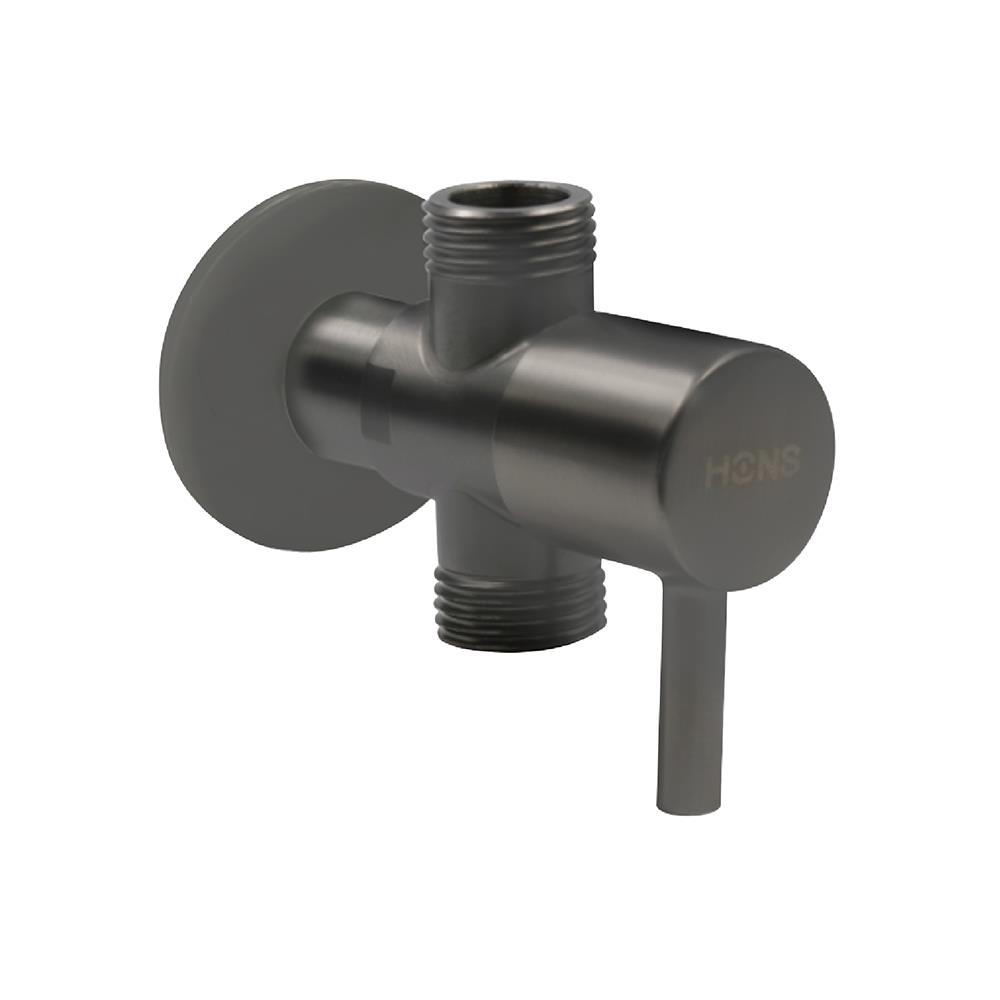 สต๊อปวาล์ว 2 ทาง HONS SV5001-2 สีเทา