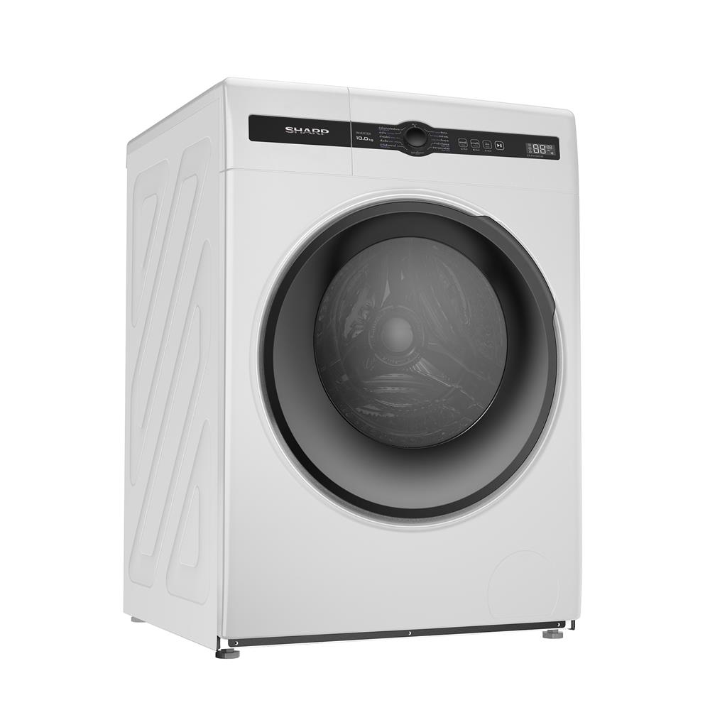 เครื่องซักผ้าฝาหน้า SHARP ES-FH10AT-W 10 กก. 1400 รอบ อินเวอร์เตอร์ สีขาว