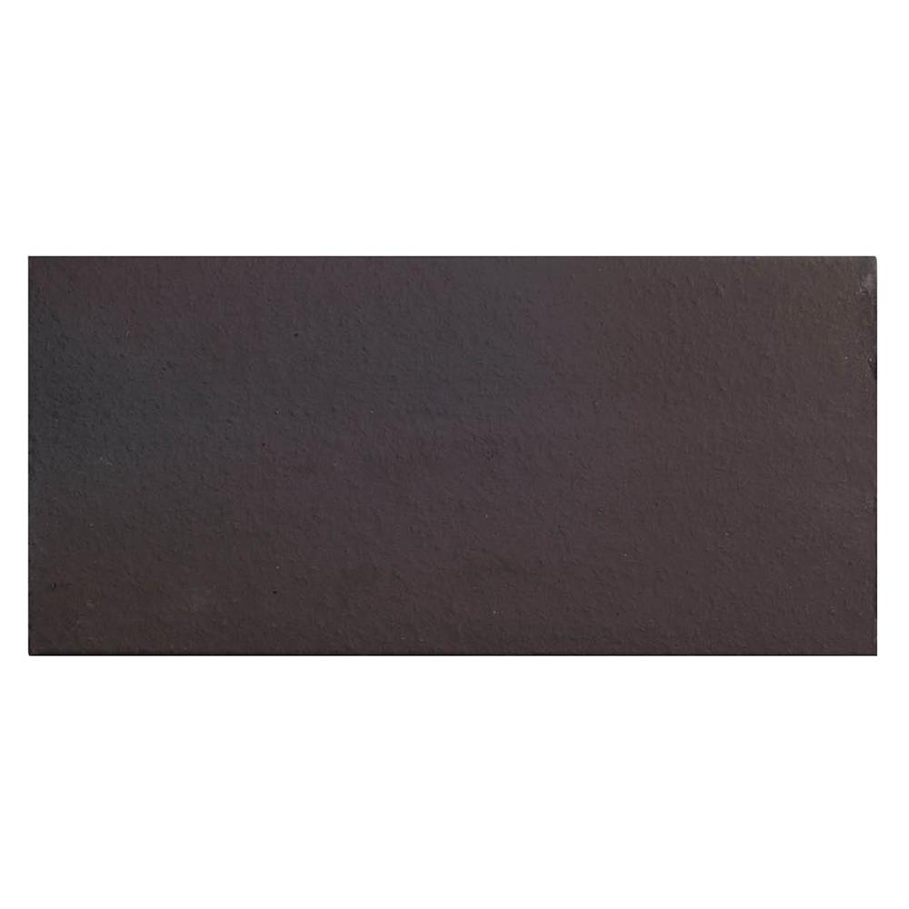 กระเบื้องดินเผา 4x8 นิ้ว KENZAI เอ็กทรูด ไทล์ ชาร์โคล 30P