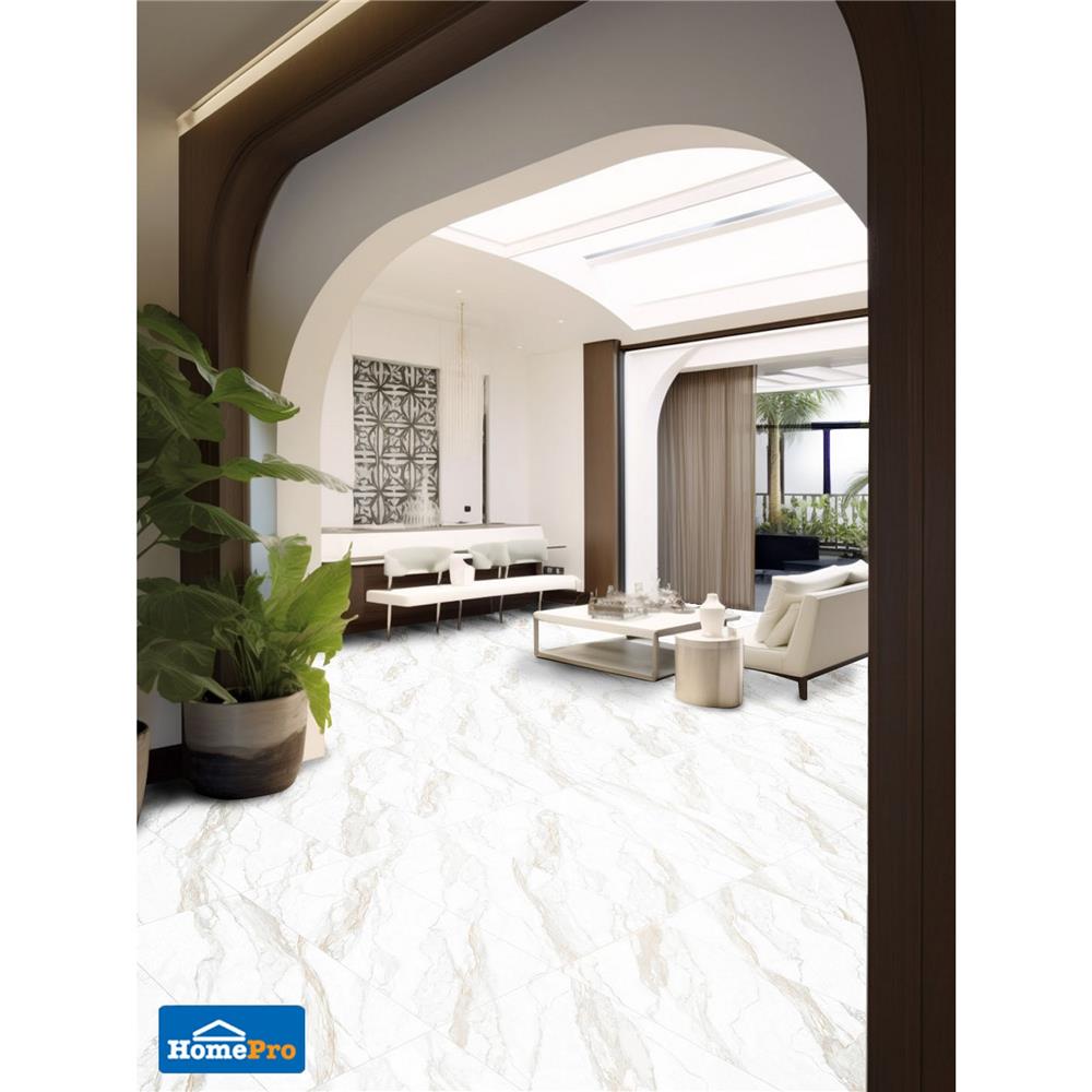 กระเบื้องพื้นพอร์ซเลน 60x120 ซม. TARA ไอน์สไตน์ ขาว A 2.16 ตร.ม.