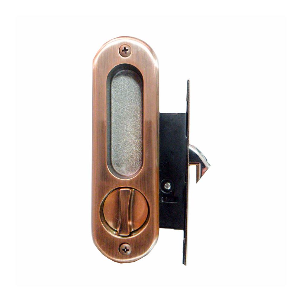 มือจับบานเลื่อนห้องน้ำ SOLEX 252 สีทองแดงรมดำ