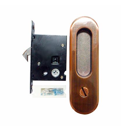 มือจับบานเลื่อนห้องน้ำ SOLEX 252 สีทองแดงรมดำ_2