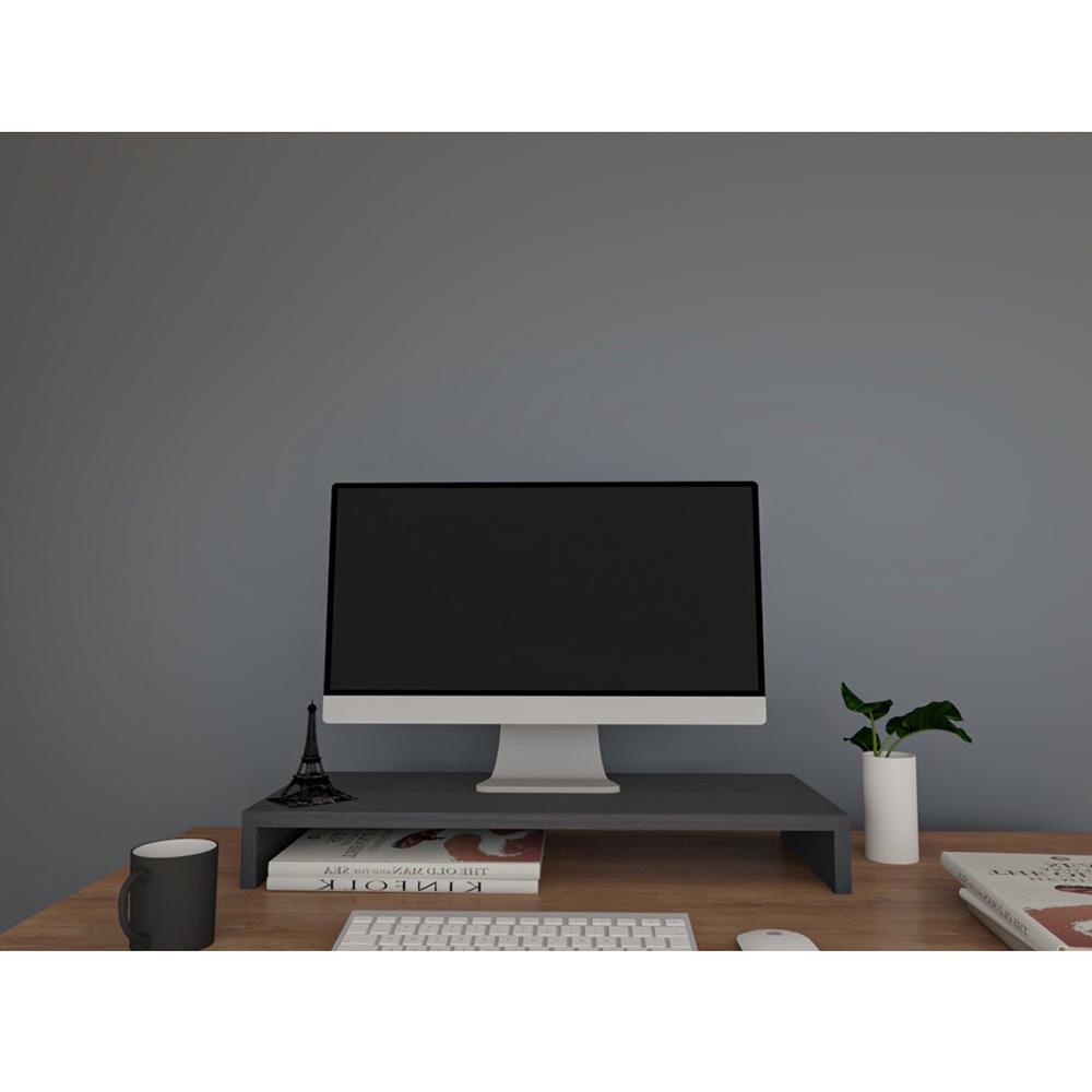 ชั้นวางจอคอม LUVORA REGAL01 สีน้ำตาลเข้ม