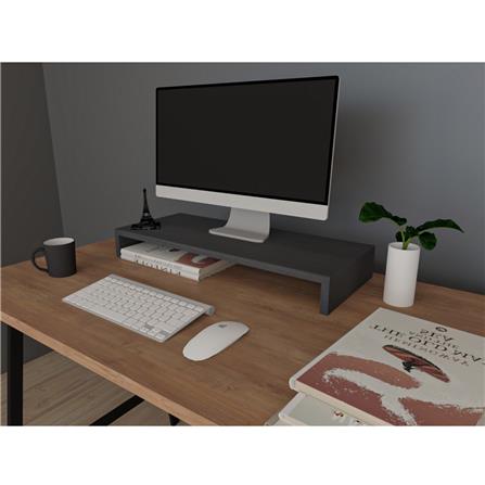 ชั้นวางจอคอม LUVORA REGAL01 สีน้ำตาลเข้ม_6