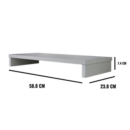 ชั้นวางจอคอม LUVORA REGAL01 สีน้ำตาลเข้ม_9