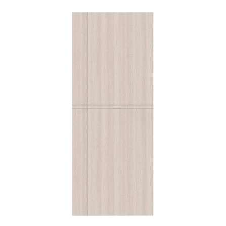 ประตูภายในเมลามีน AZLE L-03 80X200 ซม. สีเทา ไม่เจาะลูกบิด_0